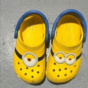 Kids Yellow and Blue Clogs crocs 8
